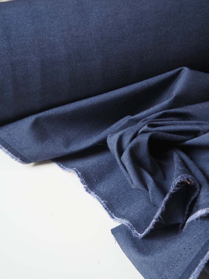 Denim Blue Stretch Nylon