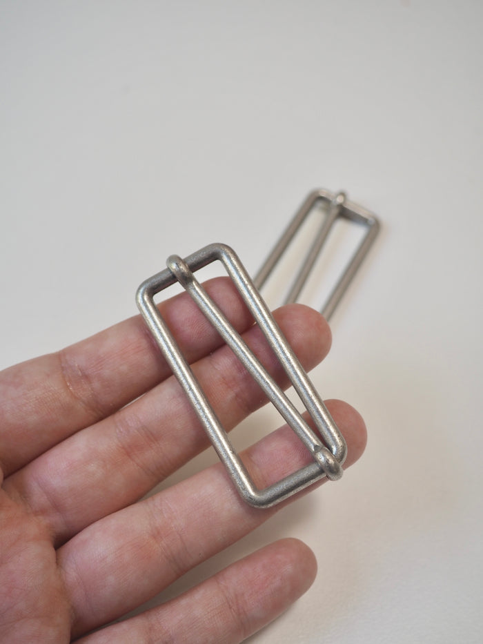 Distressed Silver Tri-Slider 65mm