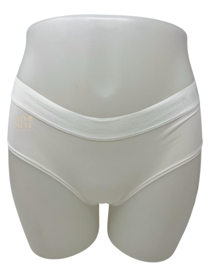 DKNY DK5005 White Classic DKNY Cotton Bikini myselflingerie.com