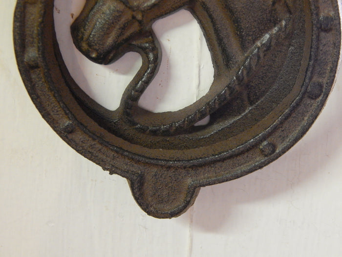Door Knocker - Cast Iron Horse Head-Jantiques LLC.
