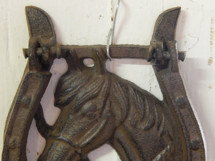 Door Knocker - Cast Iron Horse Head-Jantiques LLC.