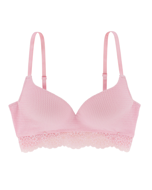 Dorina D001304 Lottie Soft Pink Molded Wire Free Bralette myselflingerie.com