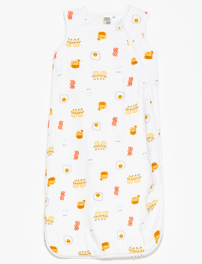 Dormeuse en mousseline à motifs