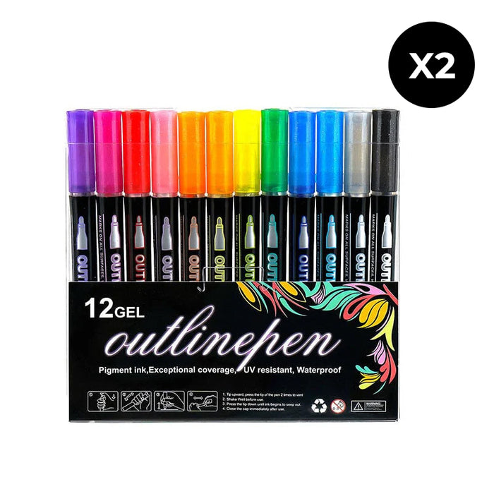 12 colors / 2 sets