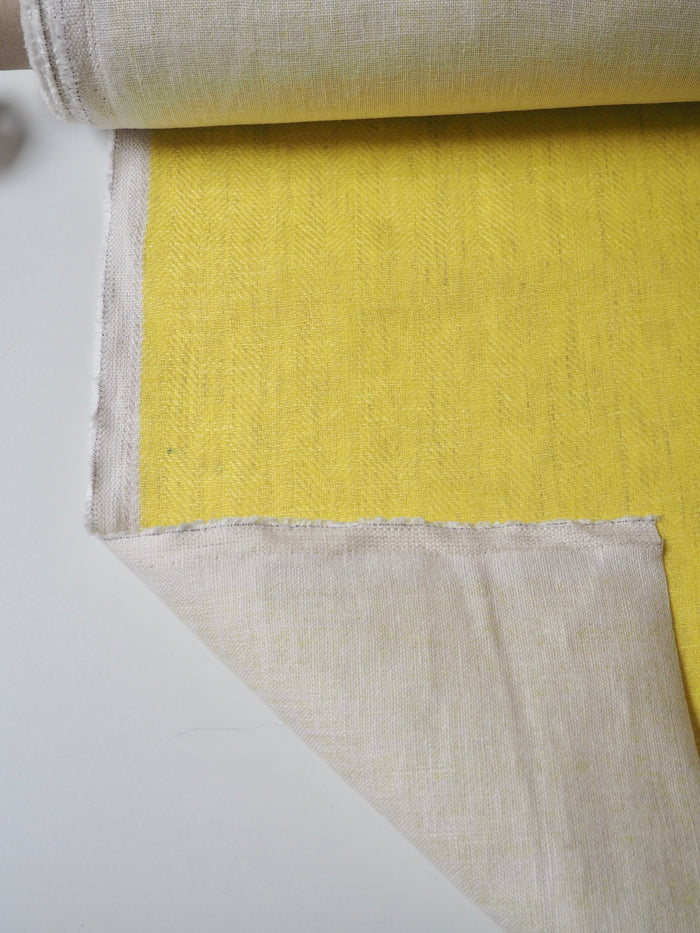 Electric Yellow Double Linen