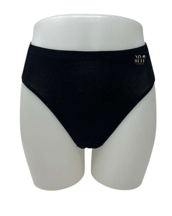 Elita EL4040 Black Cotton Hipster myselflingerie.com