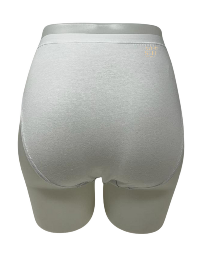 Elita EL4040 White Cotton Hipster myselflingerie.com