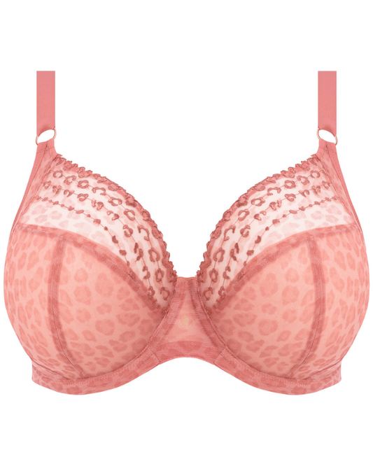 &nbsp;Elomi 8900 Rose Leopard Matilda Plunge Underwire Bra myselflingerie.com