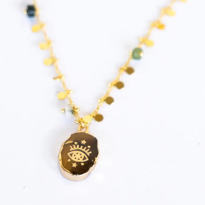 Evil eye necklace