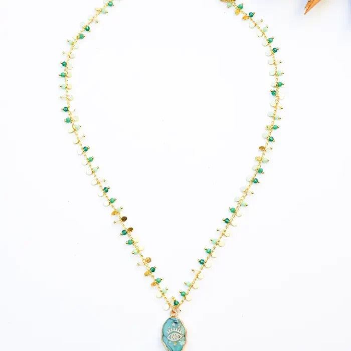Evil eye necklace
