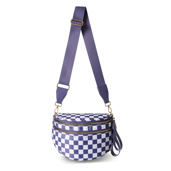 cloud purple plaid