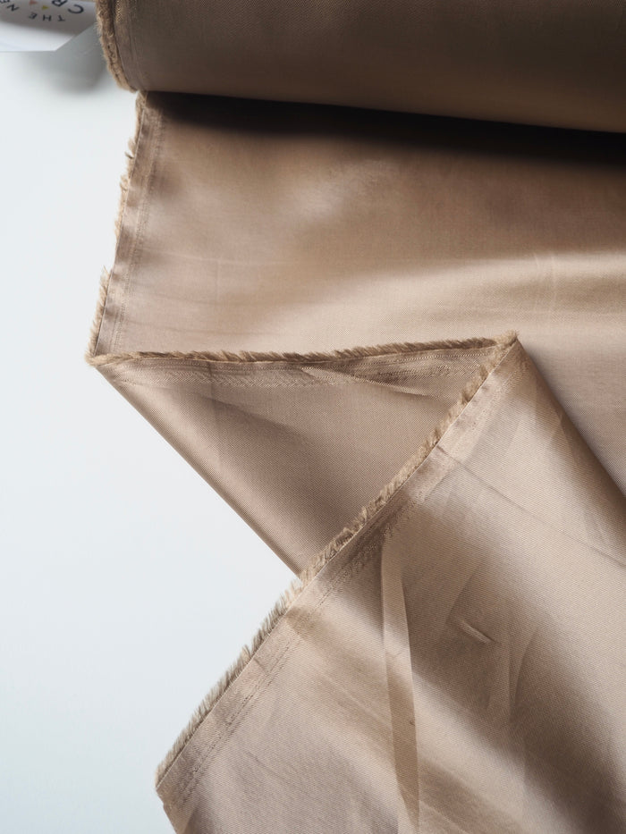 Fawn Viscose Twill Lining