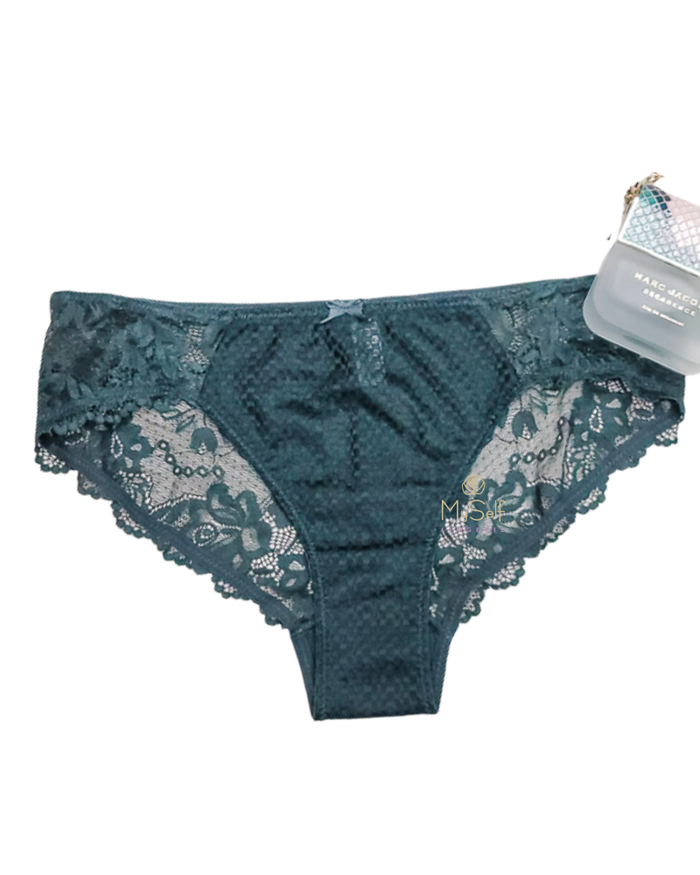 Fitfully Yours Forest Green Serena Lace Bikini