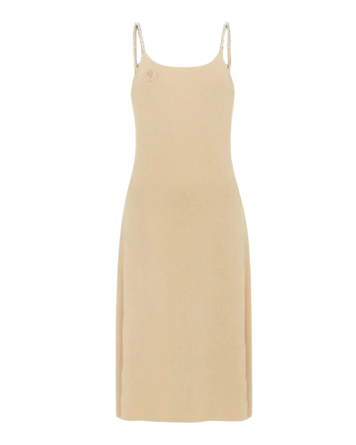 Gemsli FK311 39" Sand Luxury Adjustable Straps Seamless Slip Myselflingerie.com
