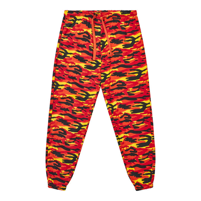Fleece Pants - Red Camo