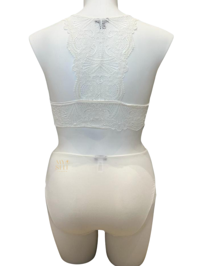 Fleur't 612 + 606 Chantilly Belle Opoque Bralette & Panty Set myselflingerie.com