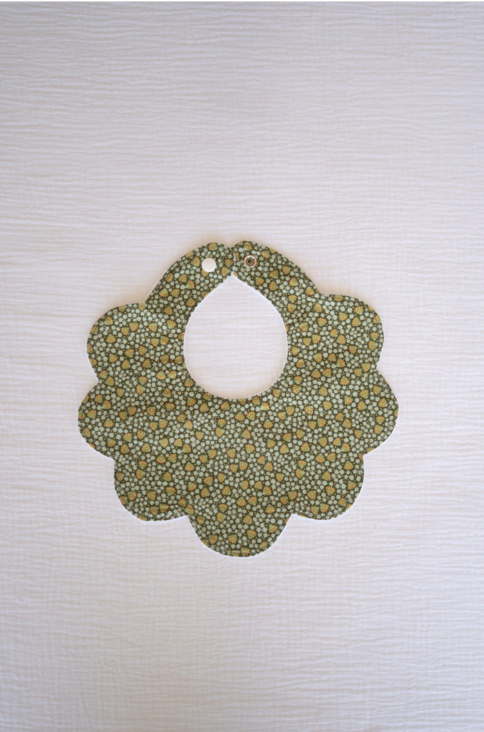 Forest Green Tilda Baby Bib