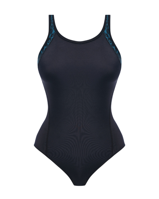 Freya 3969 Midnight Leopard Freestyle Underwire Swimsuit Myselflingerie.com
