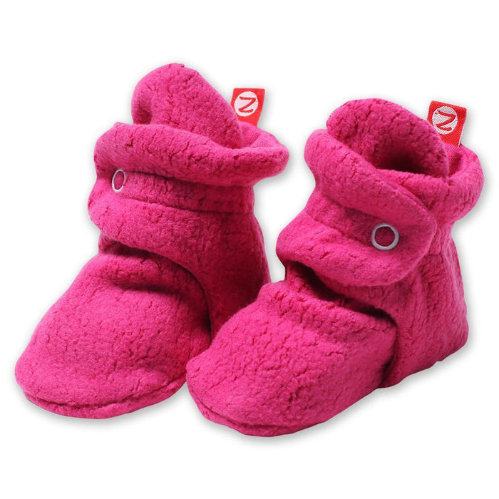 Fuchsia Cozie Fleece Bootie - Ali's Wagon