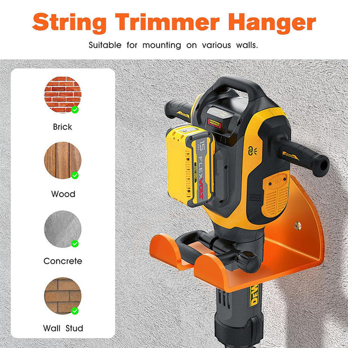 Garage Organizer - Power Tool Hanger for Grass Trimmer
