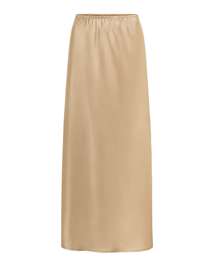 Gemsli HW351 30" Nude Silky Taffeta Half Slip myselflingerie.com