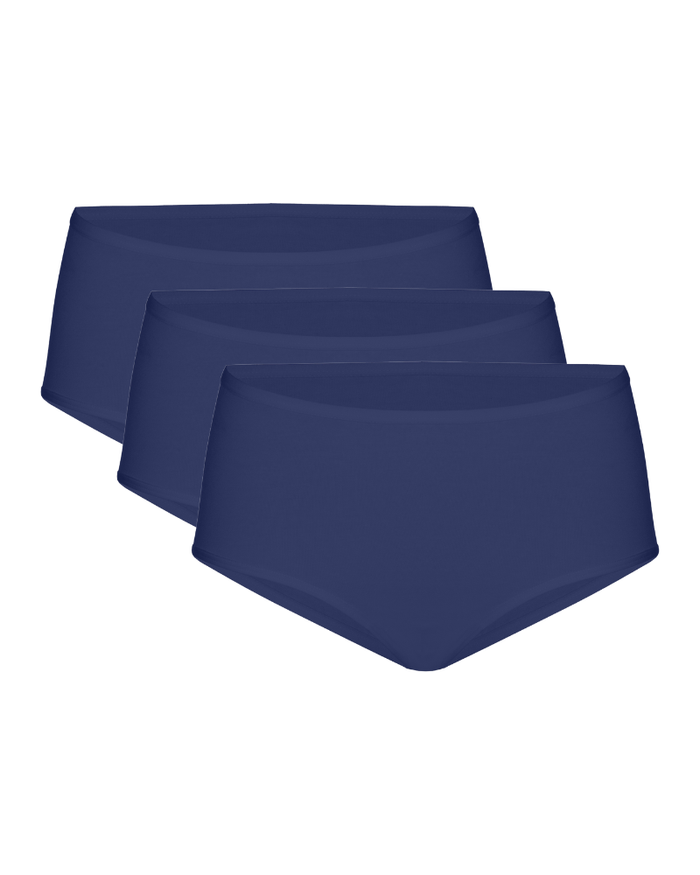 Gemsli 3105 Cobalt Cotton Hipsters 3 Pk myselflingerie.com