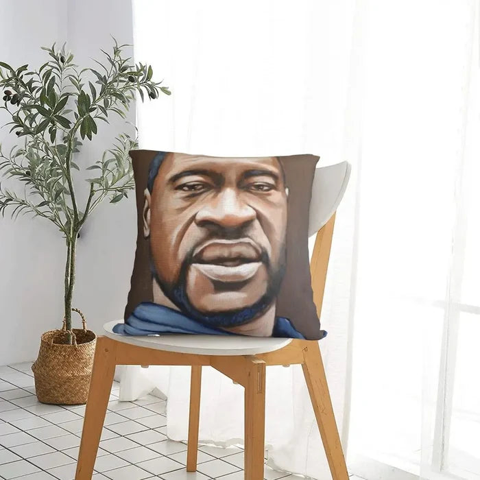 George Floyd Pillow Case (Free Shipping). Double Sided Printing.
