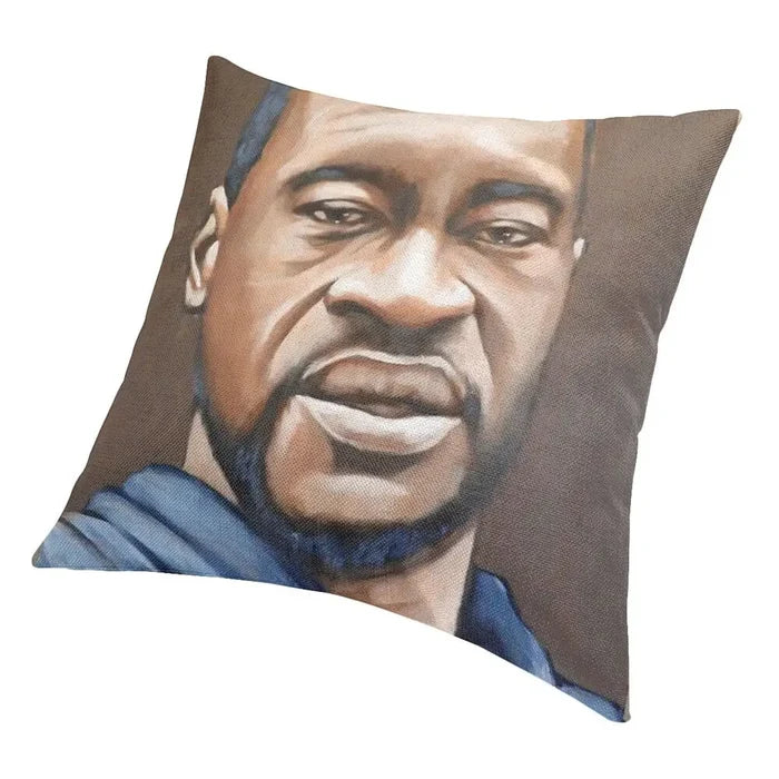 George Floyd Pillow Case (Free Shipping). Double Sided Printing.