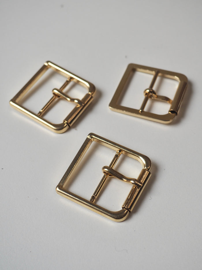 Gold Metal D-Buckle 30mm