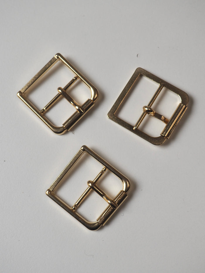 Gold Metal D-Buckle 30mm