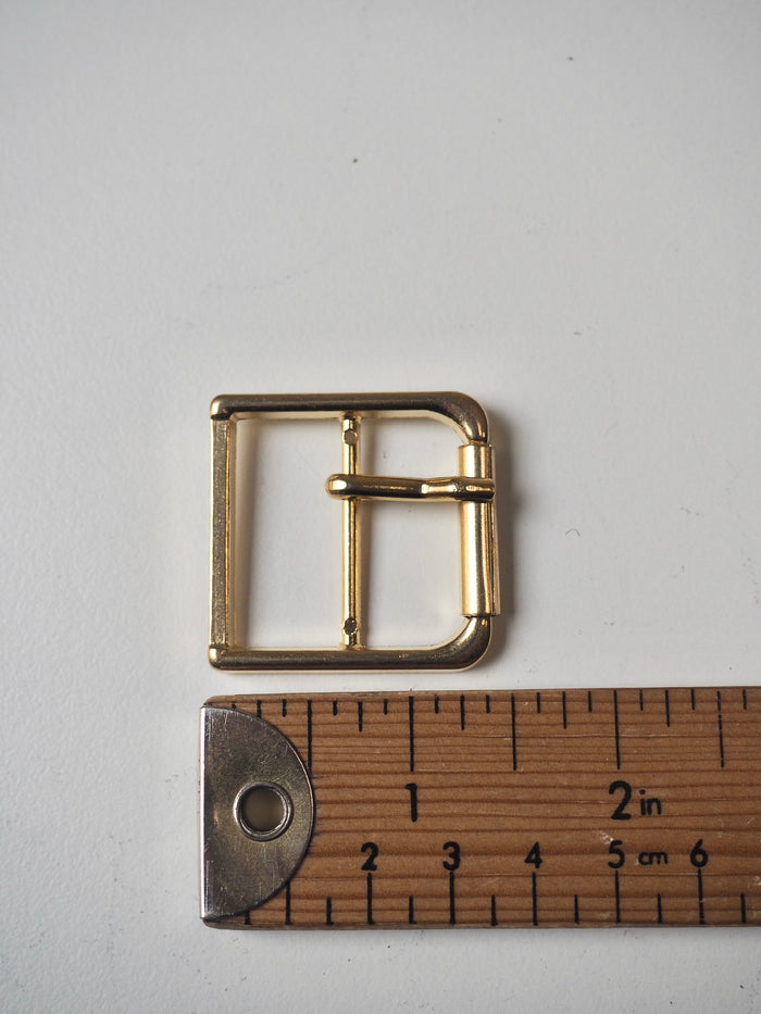 Gold Metal D-Buckle 30mm