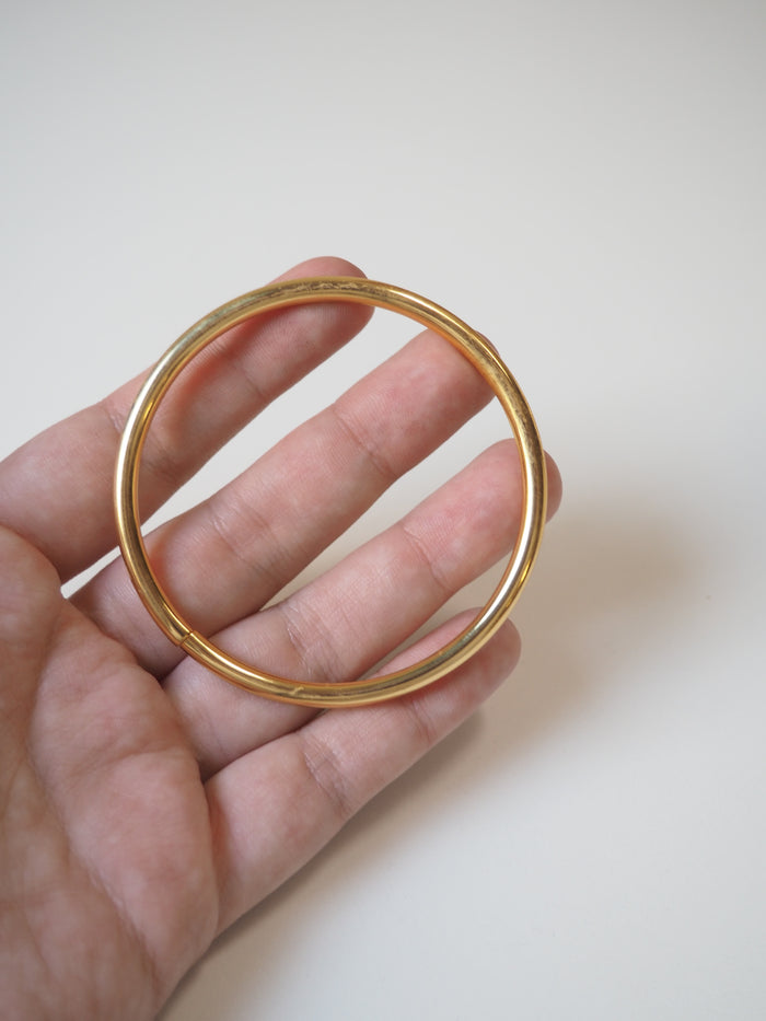 Gold Metal Ring 7cm
