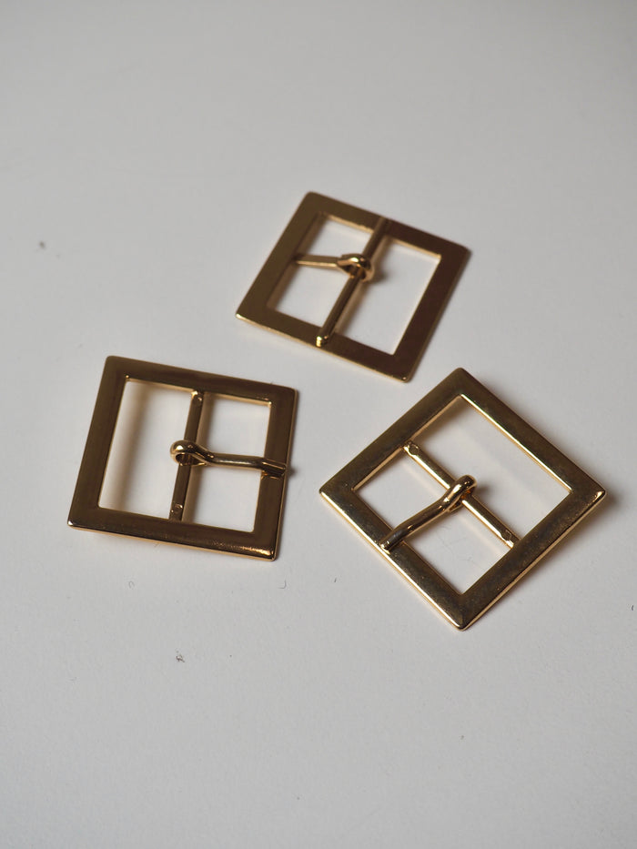 Gold Square Buckle 30mm
