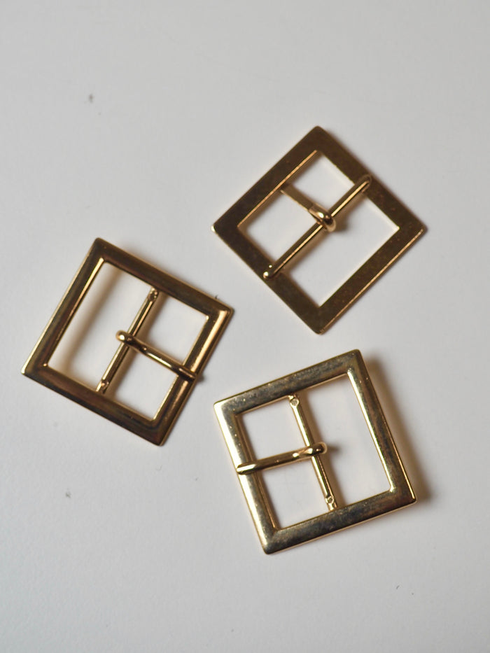 Gold Square Buckle 30mm