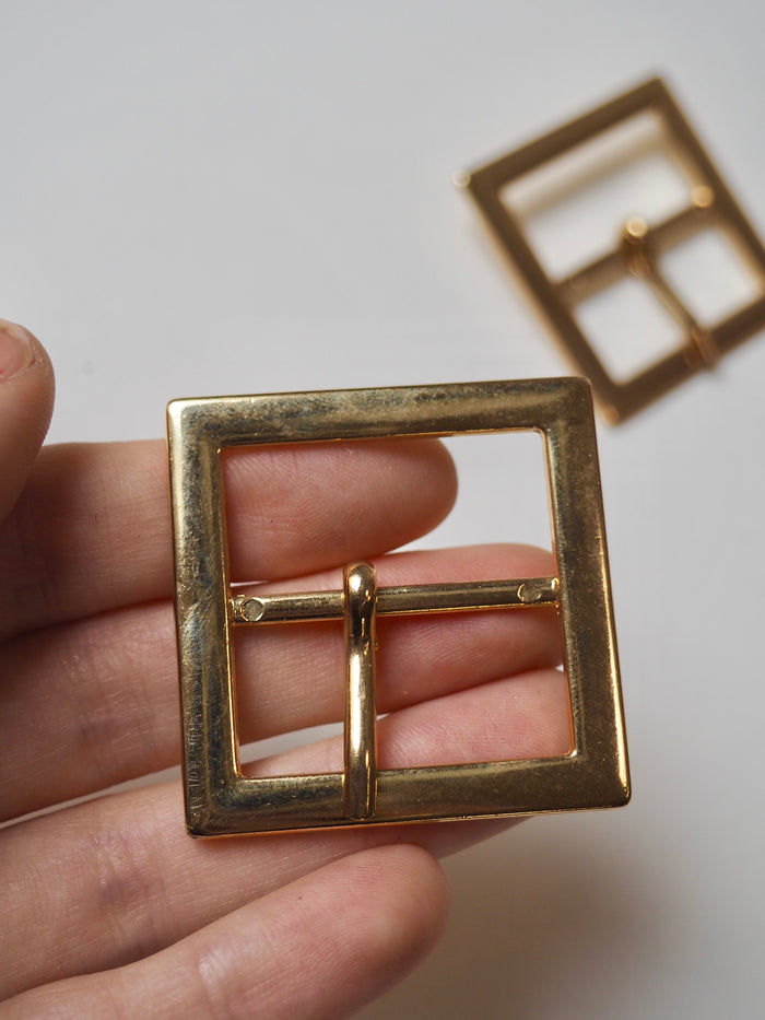 Gold Square Buckle 30mm