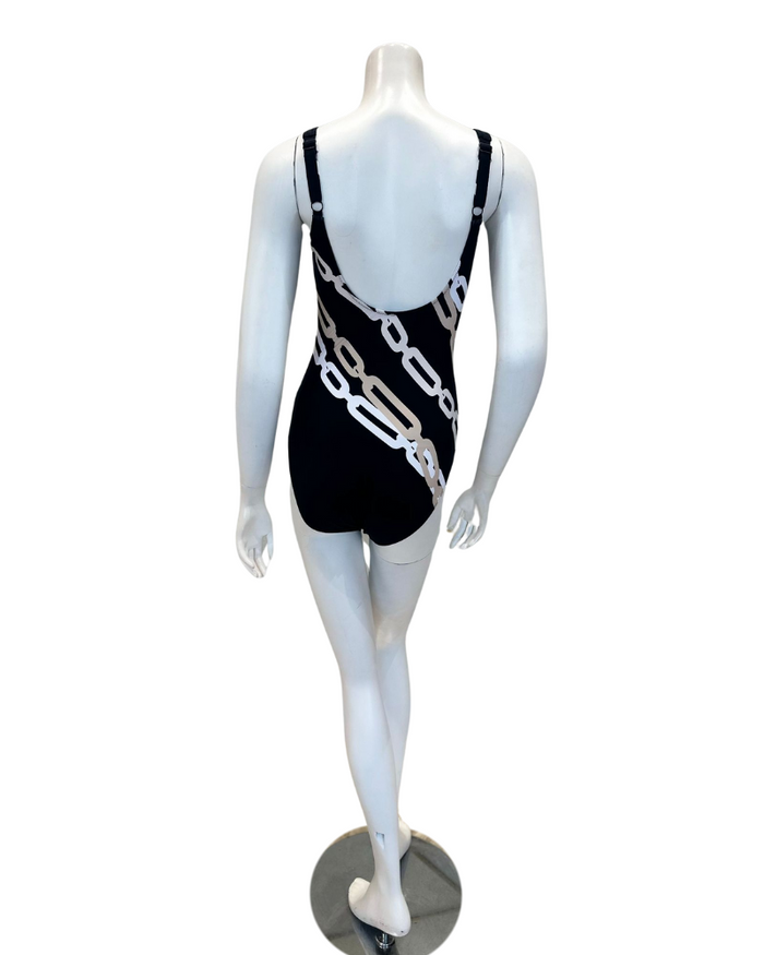 Gottex 25BJ173U Bejeweled Full Coverage Square Neck Swimsuit Myselflingerie.com