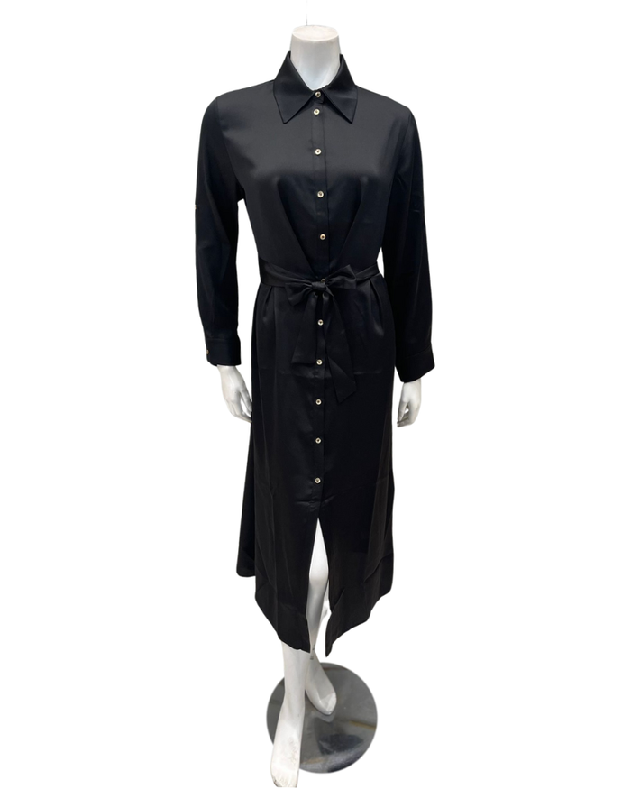Gottex Black Monte Carlo Button Down Swim Cover Up Beach Dress Myselflingerie.com