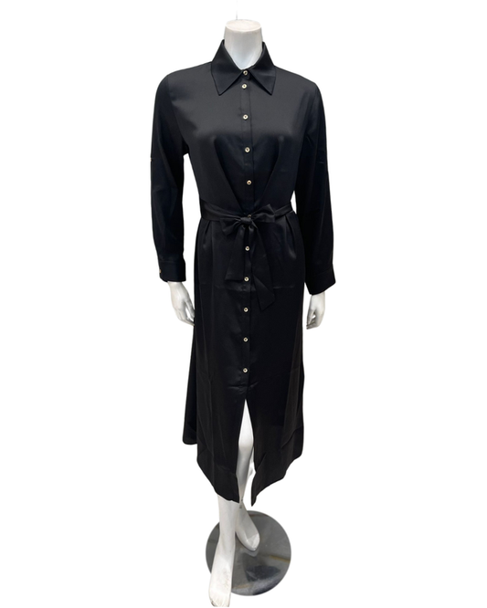 Gottex Black Monte Carlo Button Down Swim Cover Up Beach Dress Myselflingerie.com