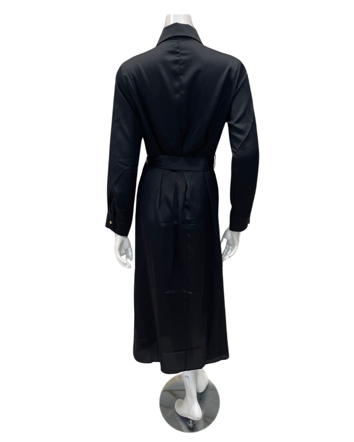 Gottex Black Monte Carlo Button Down Swim Cover Up Beach Dress Myselflingerie.com