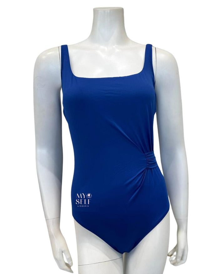 Gottex 23LI173U Denim Classic Square Neck Swimsuit myselflingerie.comm