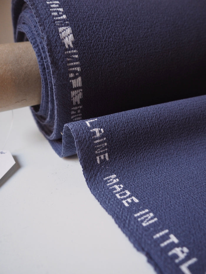 Grape Double Wool Crepe