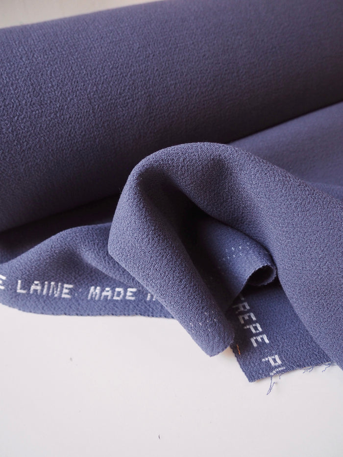 Grape Double Wool Crepe