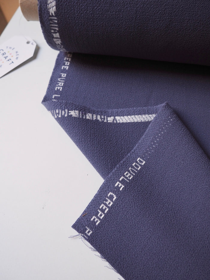 Grape Double Wool Crepe