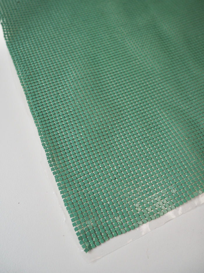 Green Small Plastic Backed Chainmail
