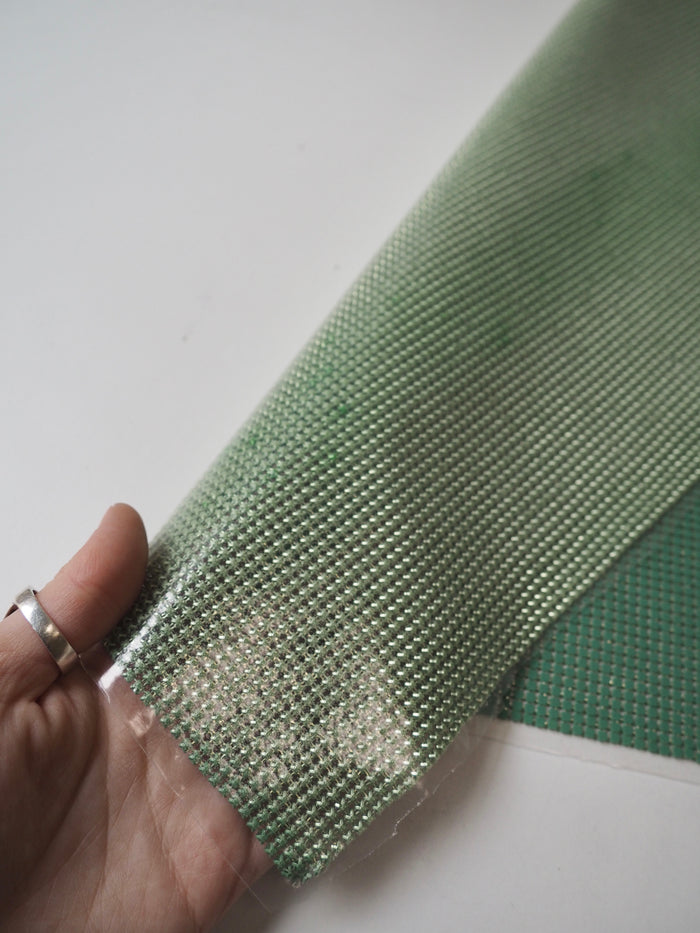 Green Small Plastic Backed Chainmail
