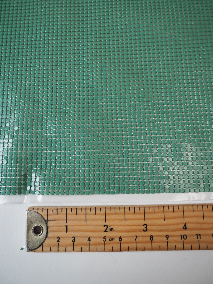 Green Small Plastic Backed Chainmail