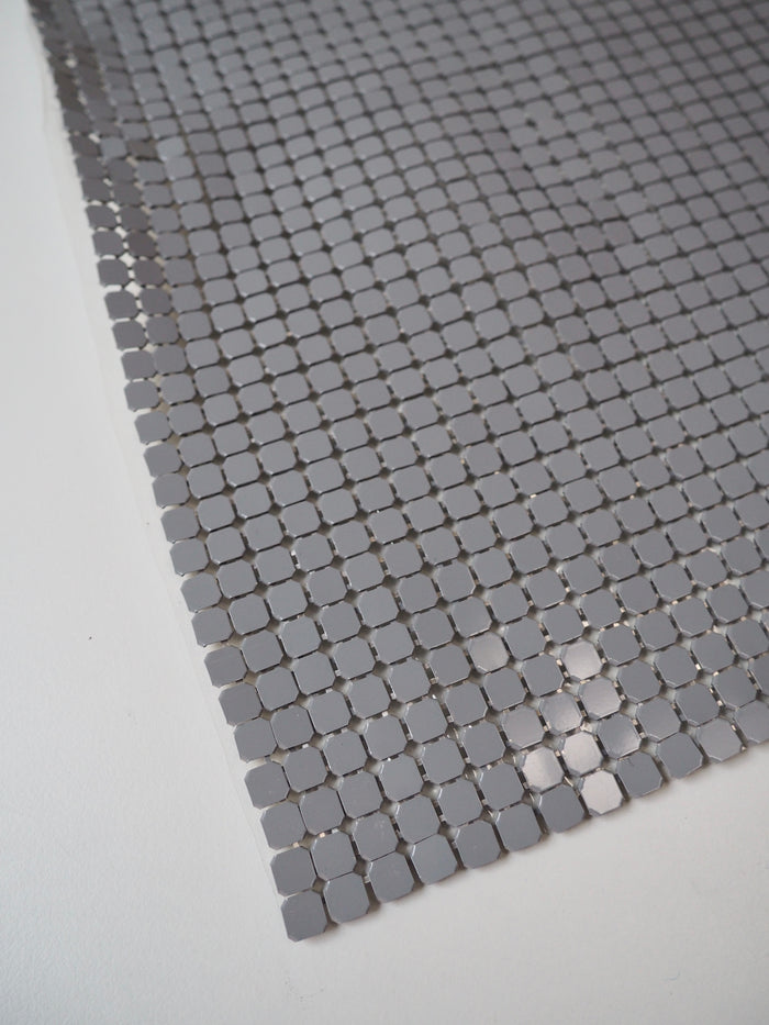Grey Large Plastic Backed Chainmail