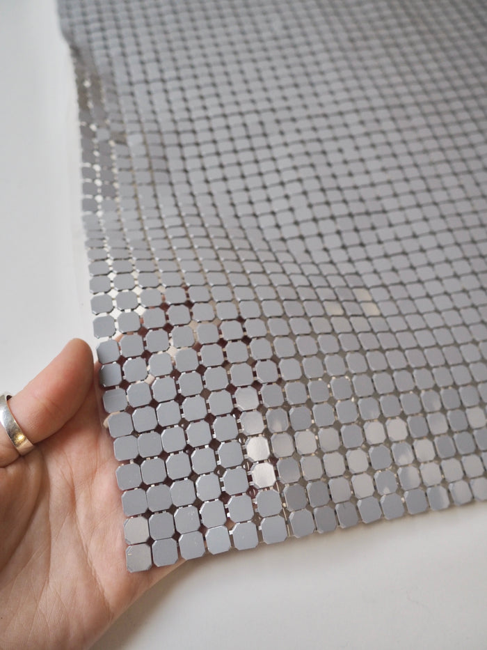Grey Large Plastic Backed Chainmail