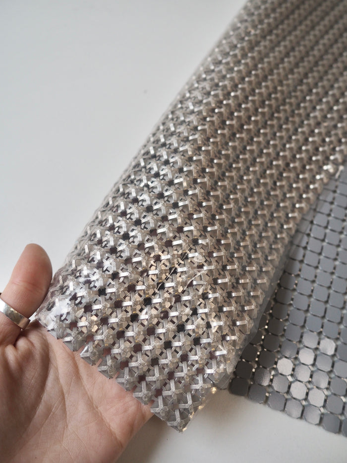 Grey Large Plastic Backed Chainmail
