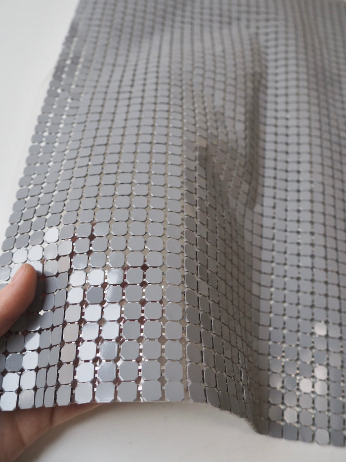 Grey Large Plastic Backed Chainmail